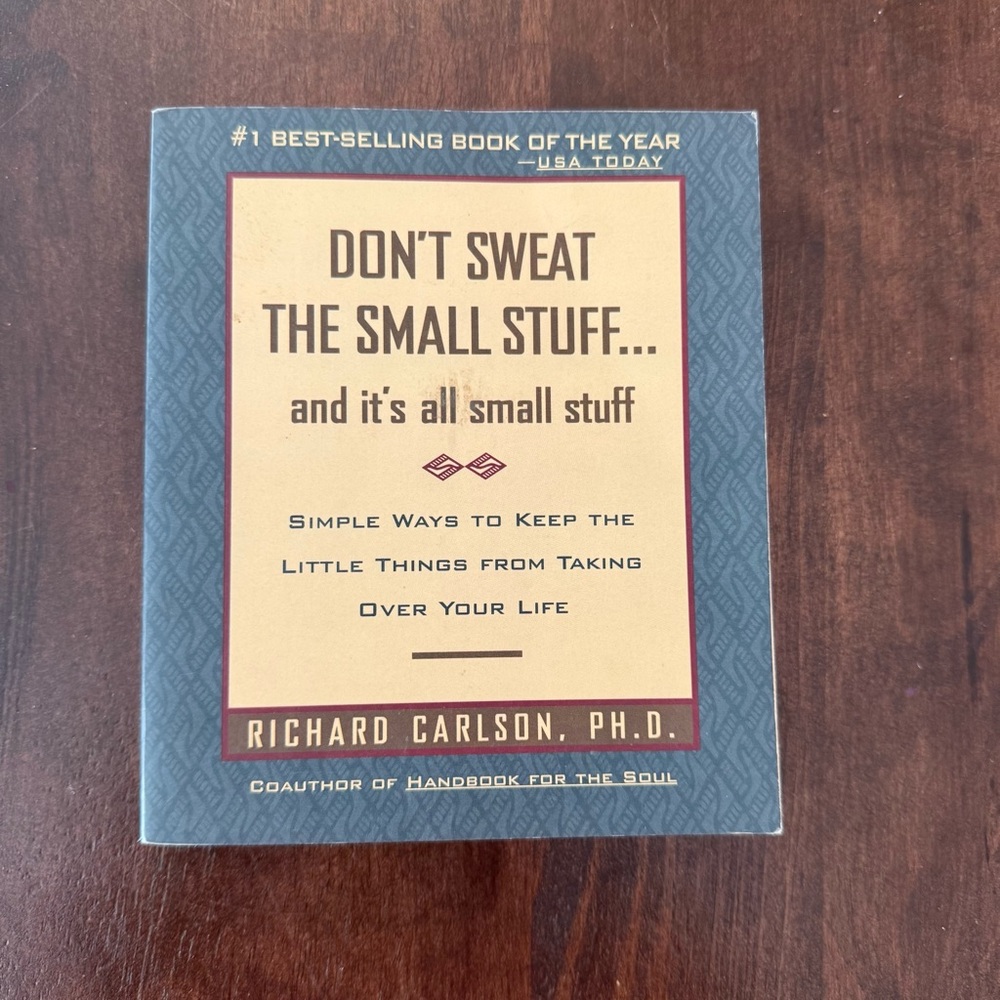 ❤️ Don't Sweat the Small Stuff Book